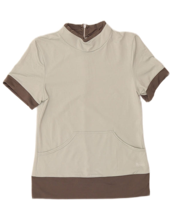 Felpa a maniche corte da donna Champion UK 14 Large Grey Colourblock