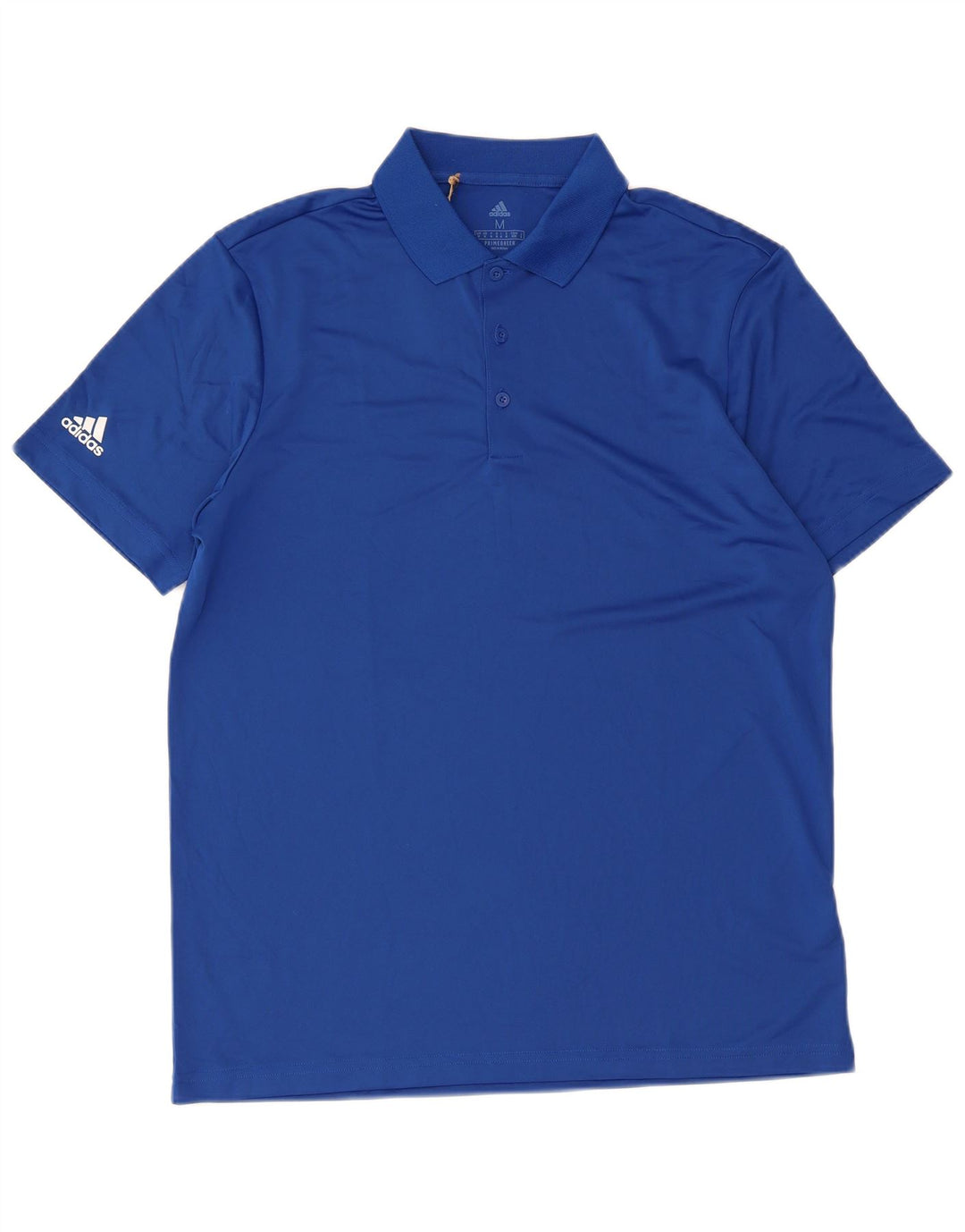 Polo Adidas da uomo in poliestere blu medio