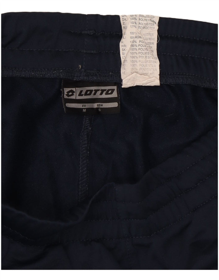 Pantaloni da tuta da uomo LOTTO piccoli in poliestere blu navy