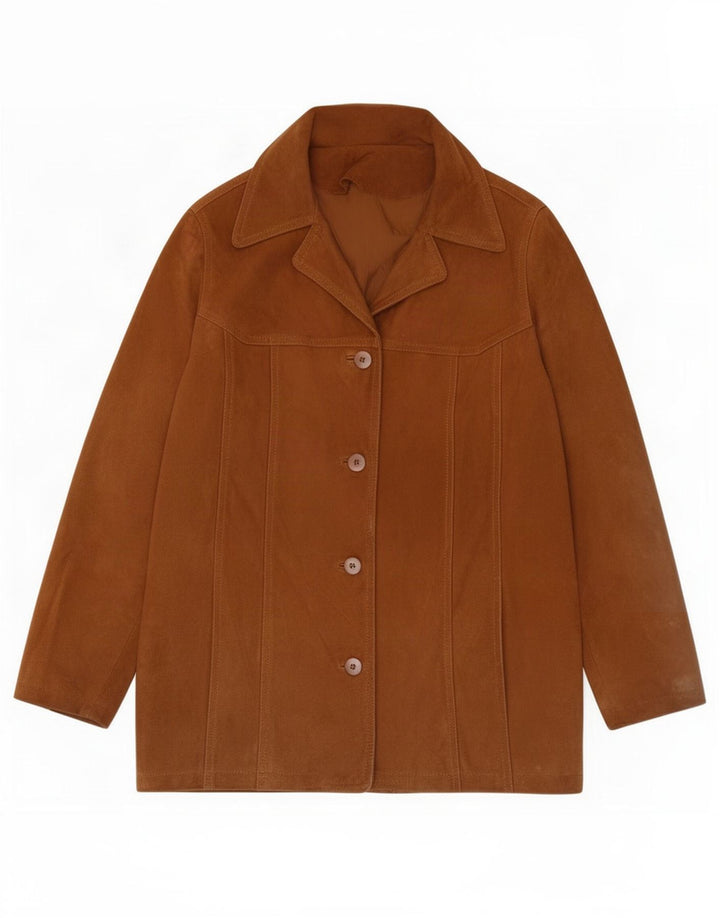 Giacca Donna Scamosciata Conbipel IT 44 Pelle Marrone Medio