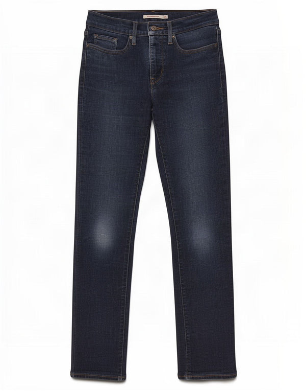Levi's Donna 312 Shaping Slim Jeans W27 L32 Blu Navy Cotone
