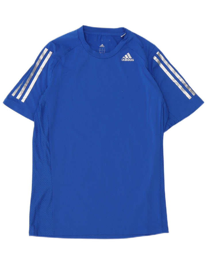 T-shirt Nike Climacool da uomo piccola in poliestere blu