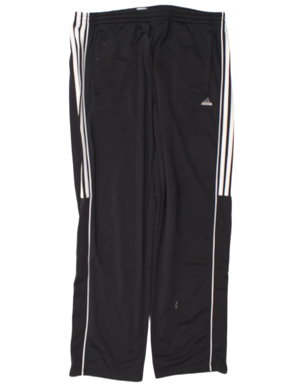 Pantaloni da tuta da uomo Adidas XL poliestere a righe nere