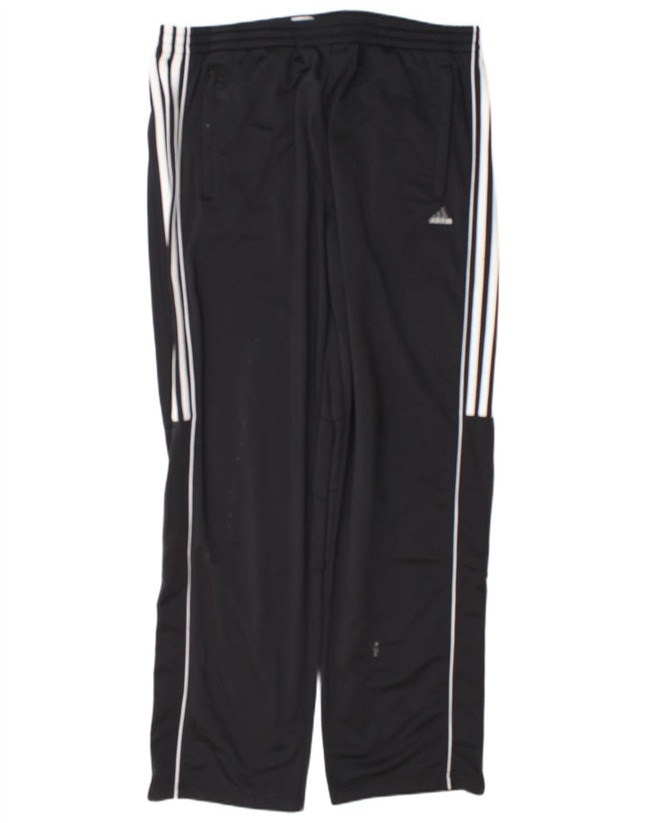 Pantaloni da tuta da uomo Adidas XL poliestere a righe nere