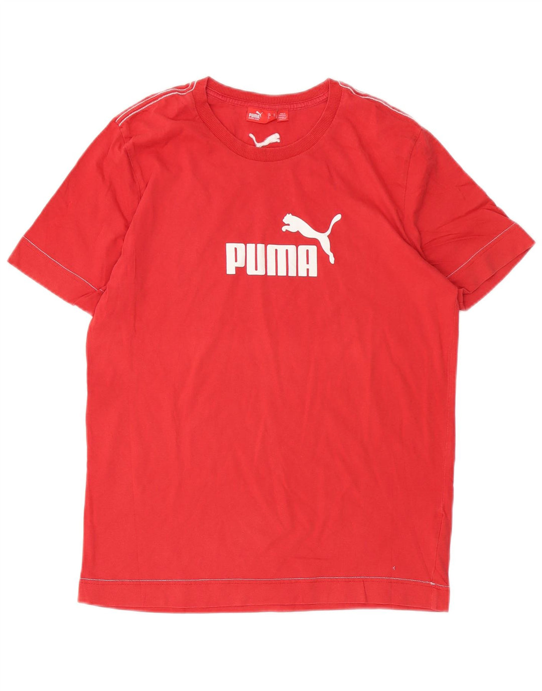T-shirt grafica da uomo PUMA Top rosso medio in cotone