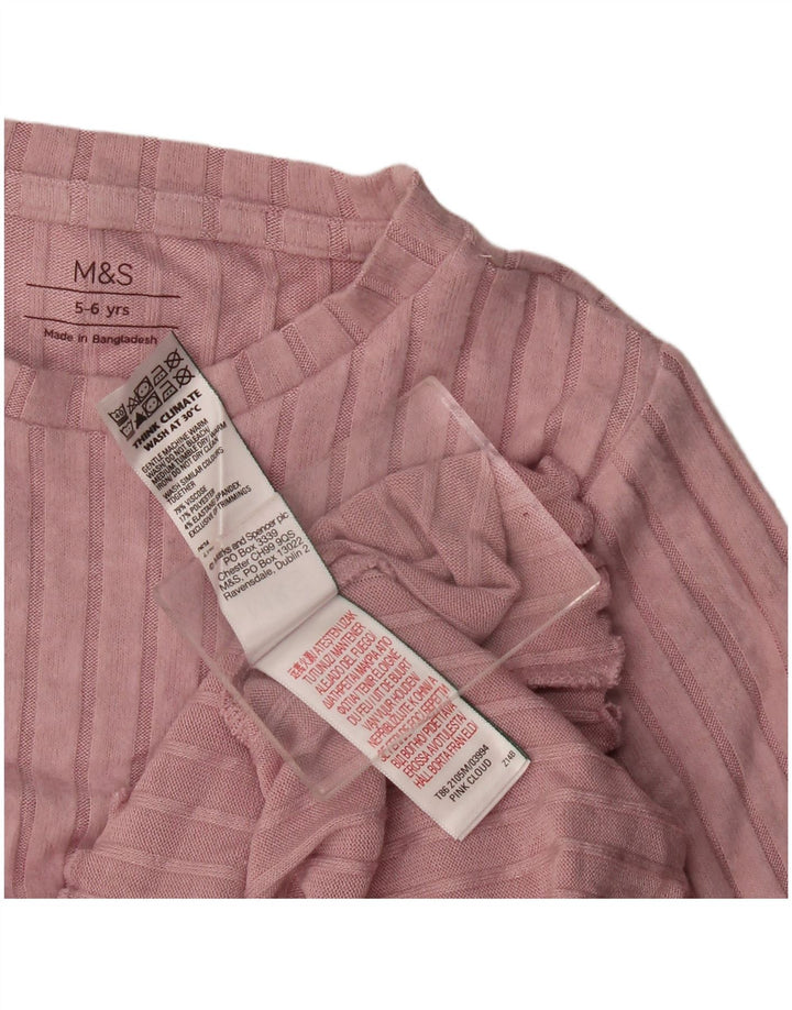 Set 2 pezzi Marks & Spencer per ragazze 5-6 anni in viscosa rosa