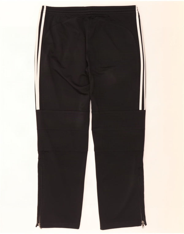 Pantaloni da tuta da uomo Adidas Large neri in poliestere