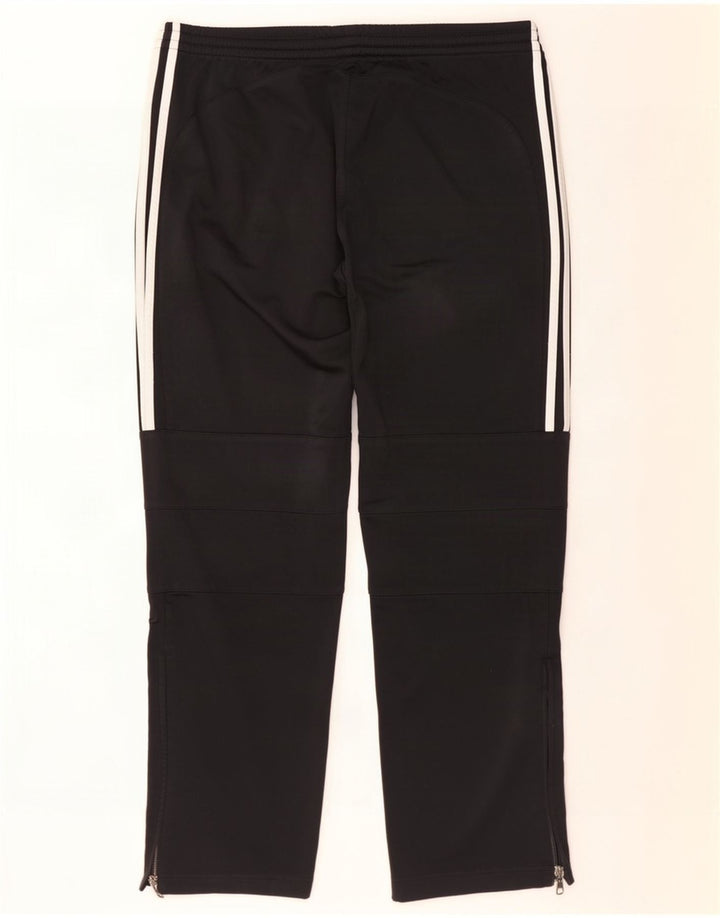 Pantaloni da tuta da uomo Adidas Large neri in poliestere