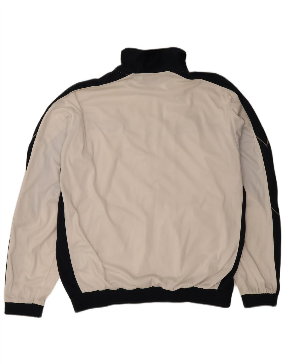 CHAMPION Mens Tracksuit Top Jacket 2XL White Colourblock Polyester