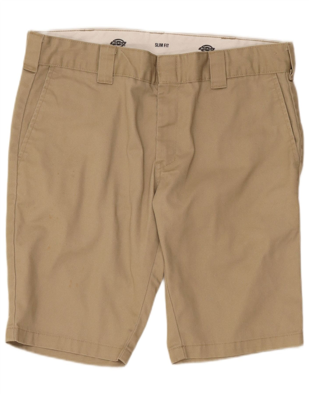 Pantaloncini chino slim fit da uomo Dickies W36 Large Beige Poliestere