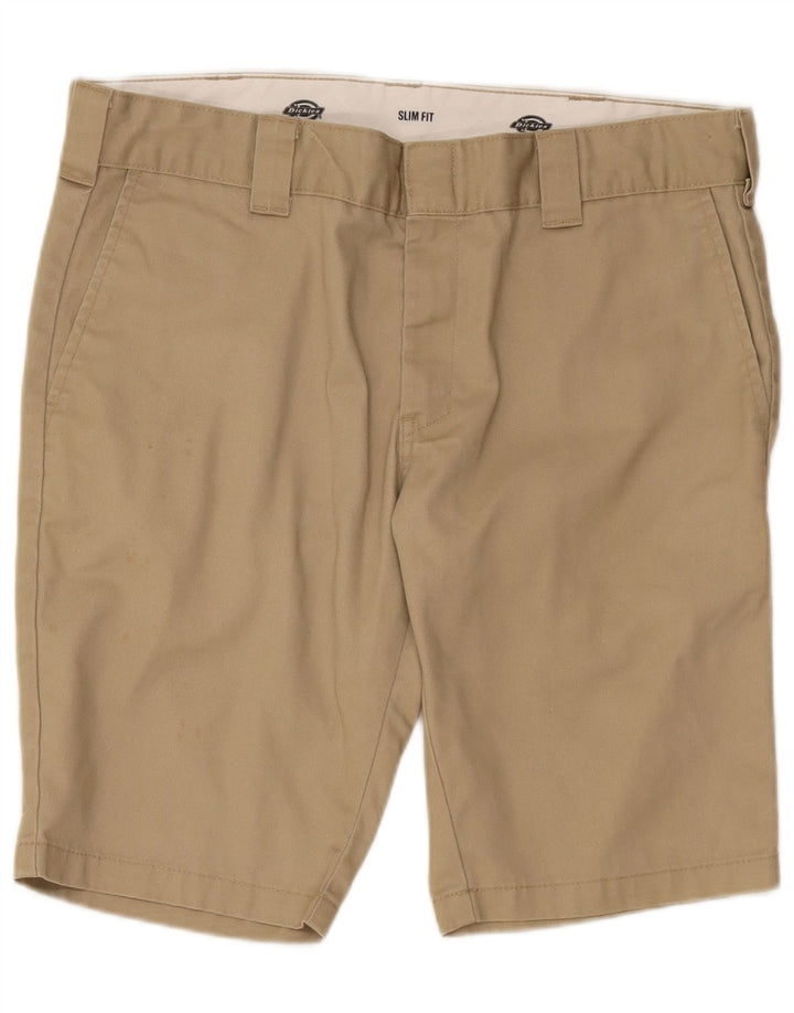 Pantaloncini chino slim fit da uomo Dickies W36 Large Beige Poliestere