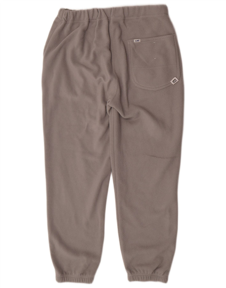 Pantaloni Lee Windbreaker in pile da uomo di colore grigio medio