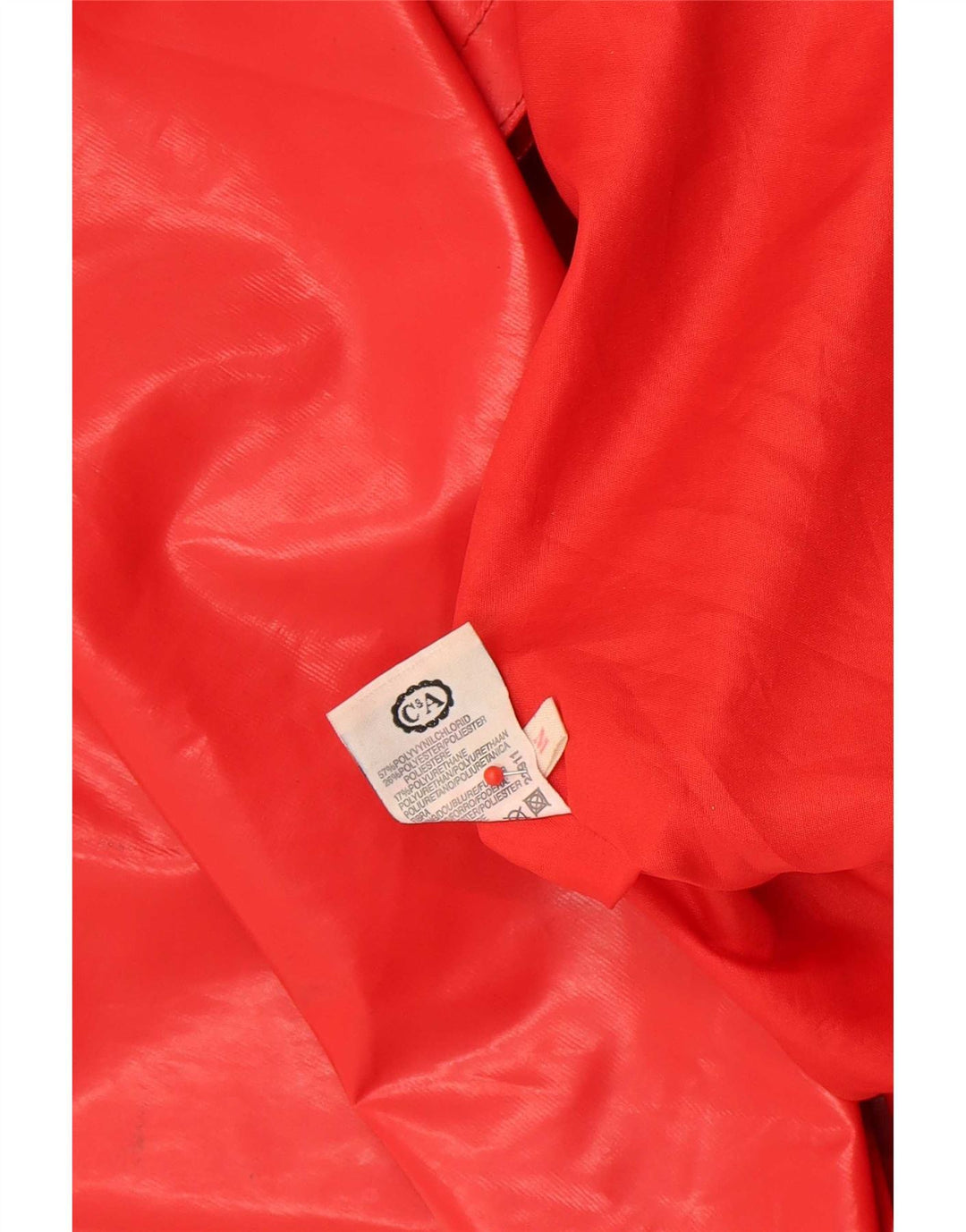 C&A Cappotto oversize da donna UK 14 Polivinile rosso medio