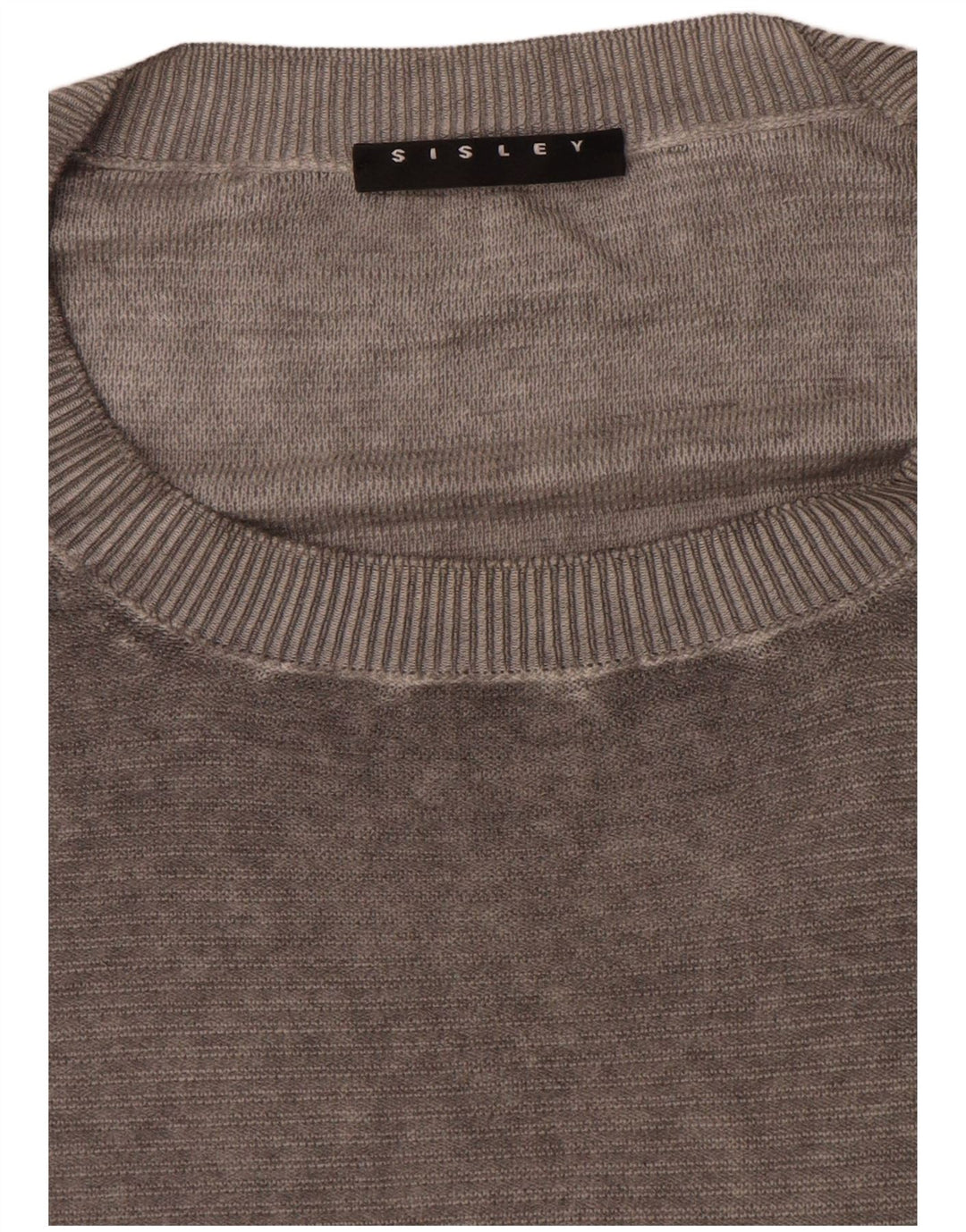 Maglione maglione girocollo da uomo Sisley grande grigio