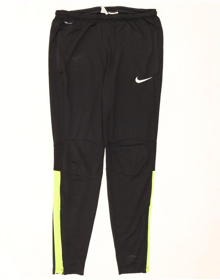 Pantaloni da tuta Nike Dri Fit da uomo color block medio nero