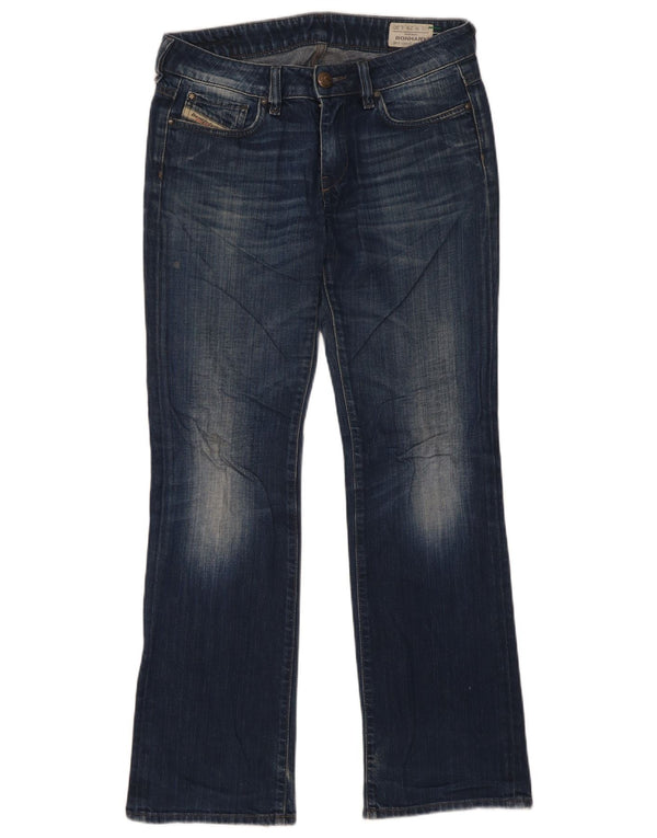 Jeans Diesel da uomo Ronhary Stretch Bootcut W29 L30 Blu Navy Cotone