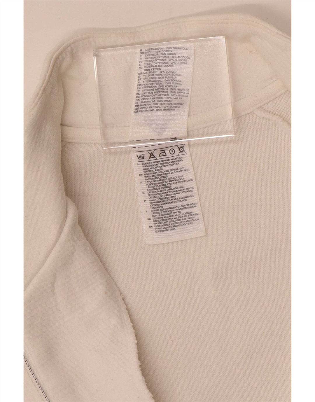 Giacca da tuta da donna Adidas Regular Fit UK 12 Medium White Striped