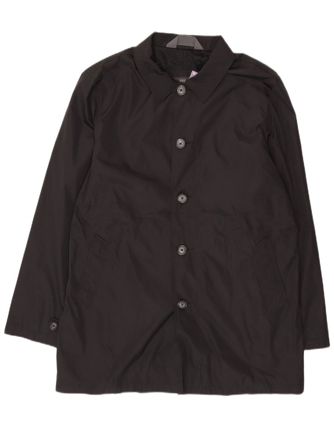 Giacca antipioggia da uomo Marks & Spencer UK 42 XL poliestere nero