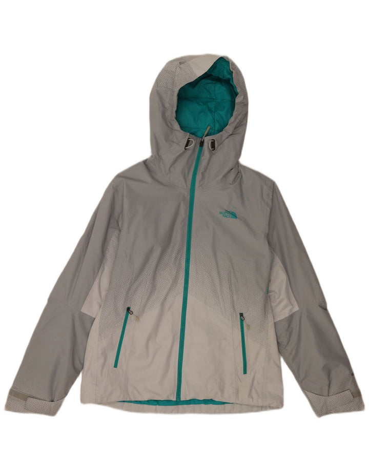 Giacca antipioggia con cappuccio da donna The North Face UK 14 Colorblock grigio medio