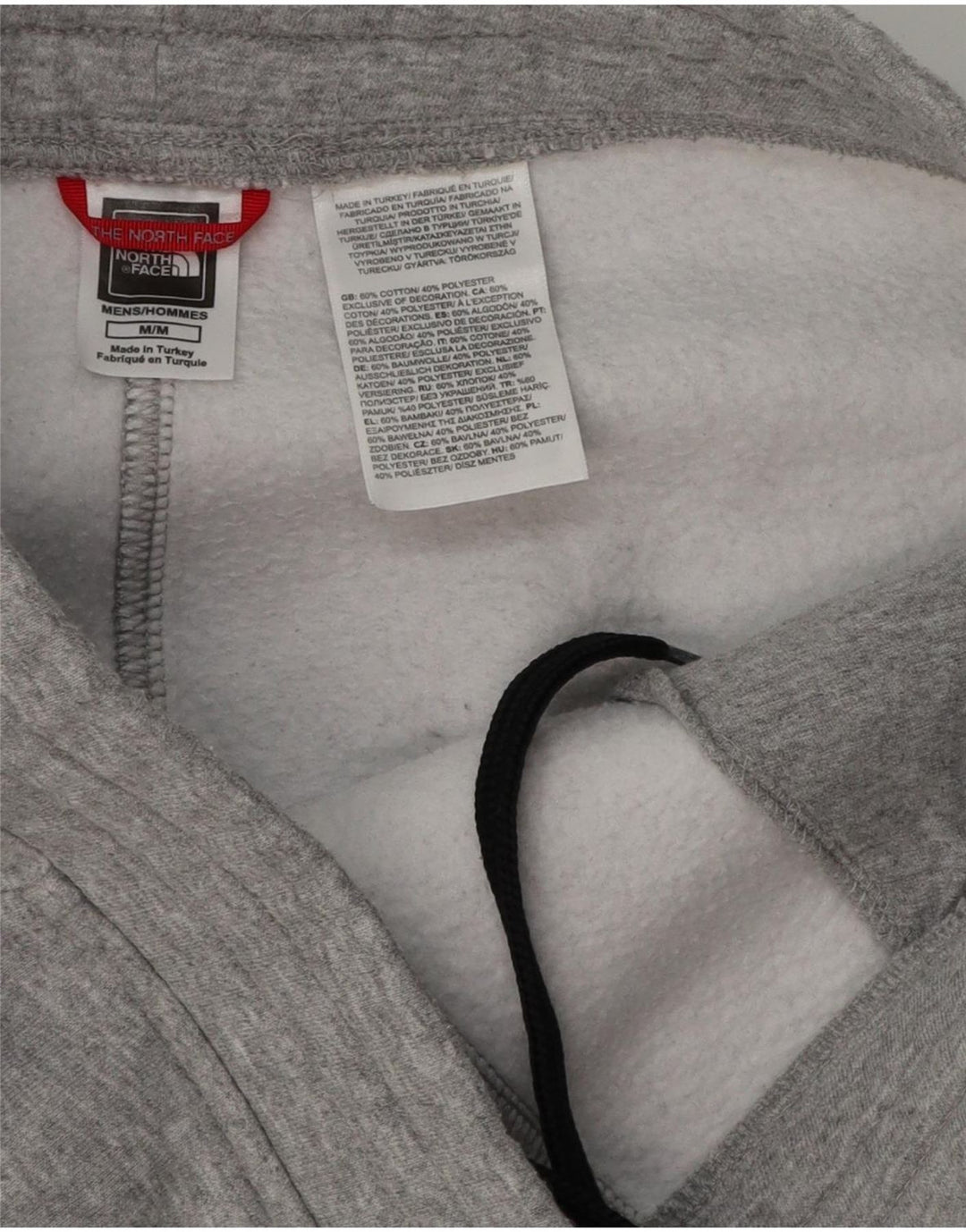 The North Face Pantaloni da tuta da uomo Joggers Cotone chiazzato grigio medio