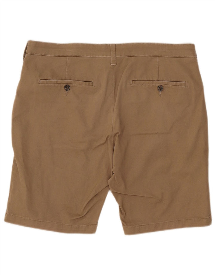 Pantaloncini chino da uomo Marks & Spencer W34 grandi in cotone beige
