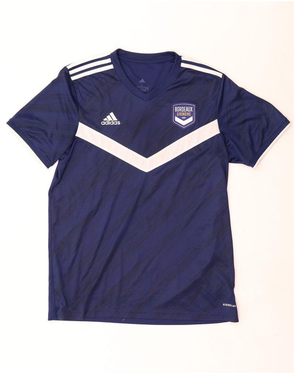 T-shirt Adidas Aeroready da uomo, grande, in poliestere blu navy