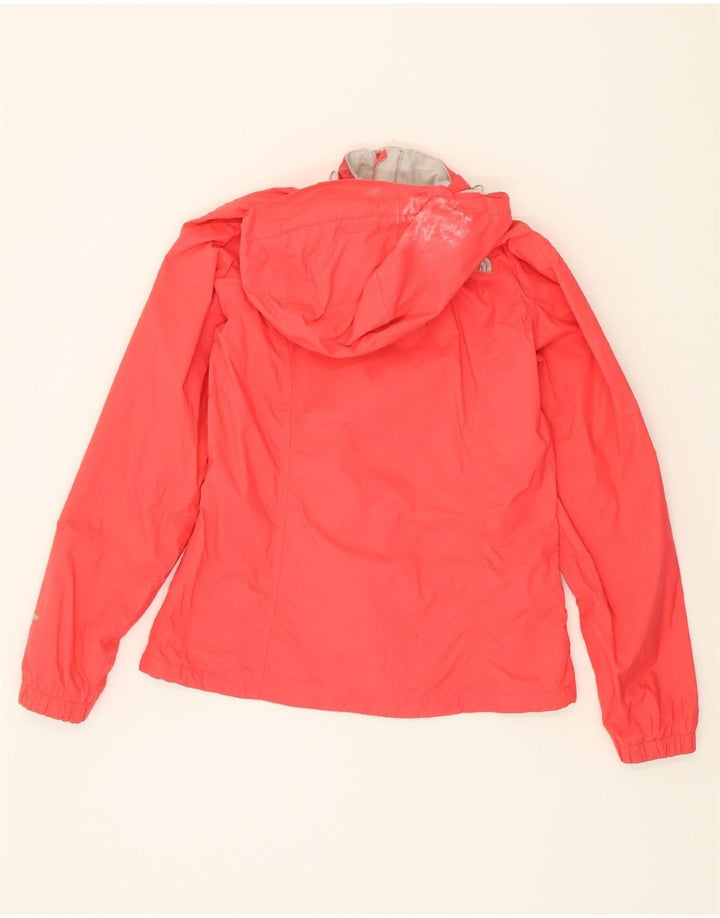 THE NORTH FACE Womens Hooded Rain Jacket UK 14 Medium Pink Polyester Vintage The North Face and Second-Hand The North Face from Messina Hembry 