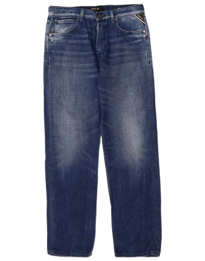 Replay Jeans dritti Marillard da donna W27 L29 Blu