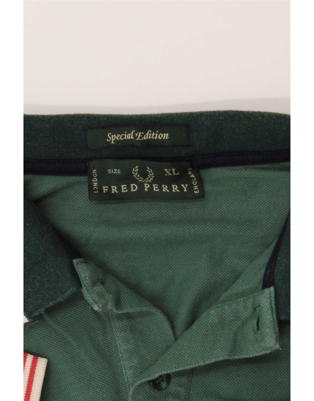 Polo da uomo Fred Perry XL a righe verdi