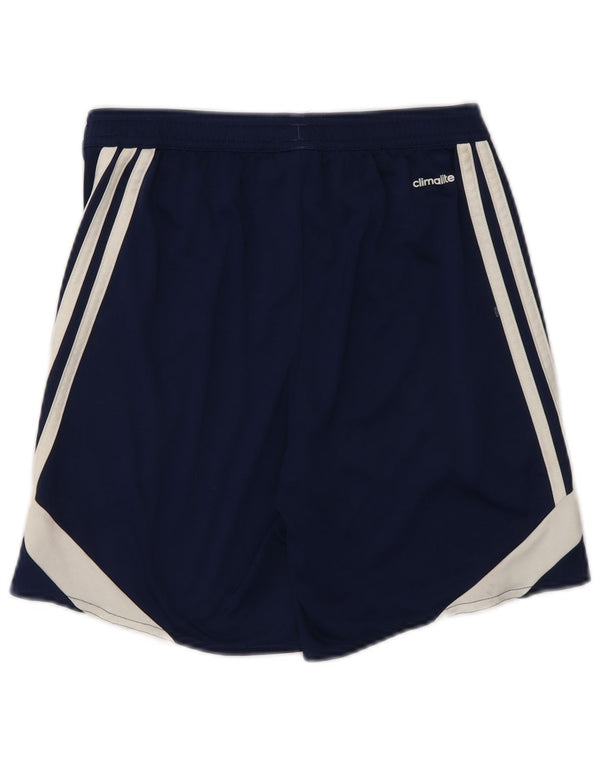 Pantaloncini sportivi ADIDAS da ragazzo Climalite 11-12 anni Large Blu Navy