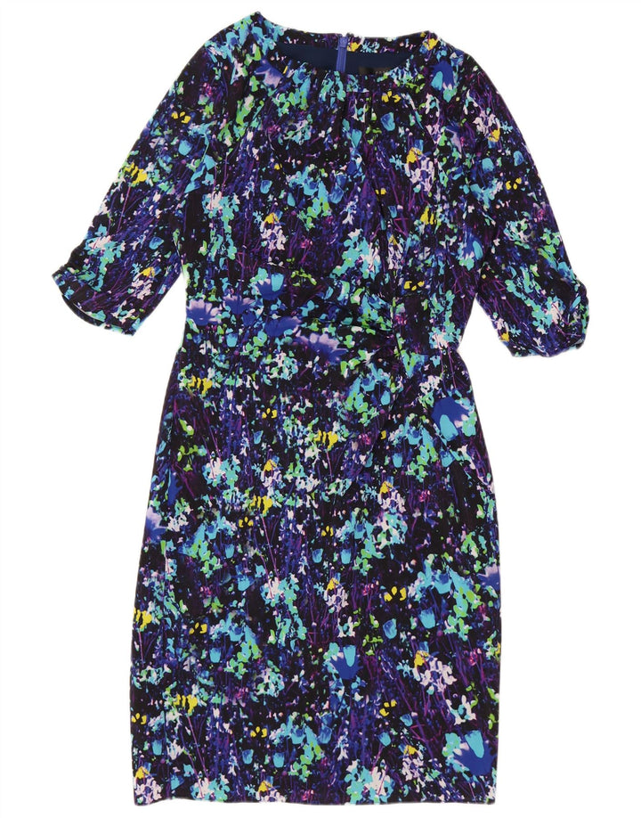 Abito tubino da donna con motivo astratto COAST UK 10 piccolo multicolore