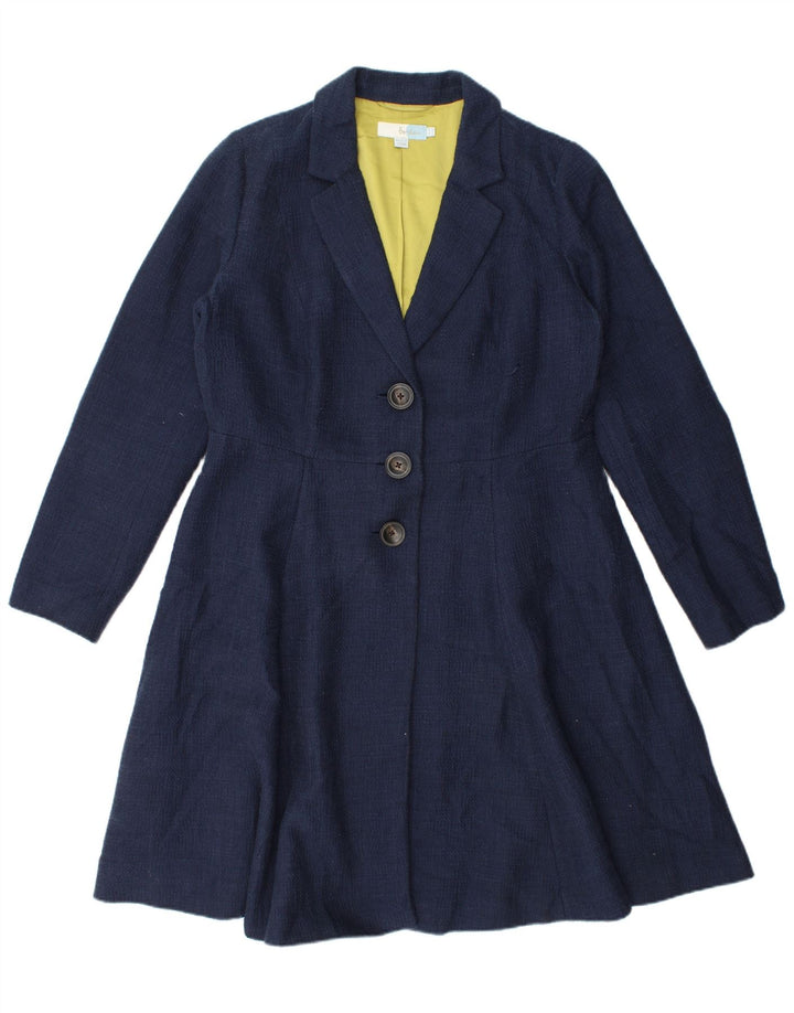 Cappotto da donna Boden UK 16 grande cotone blu navy