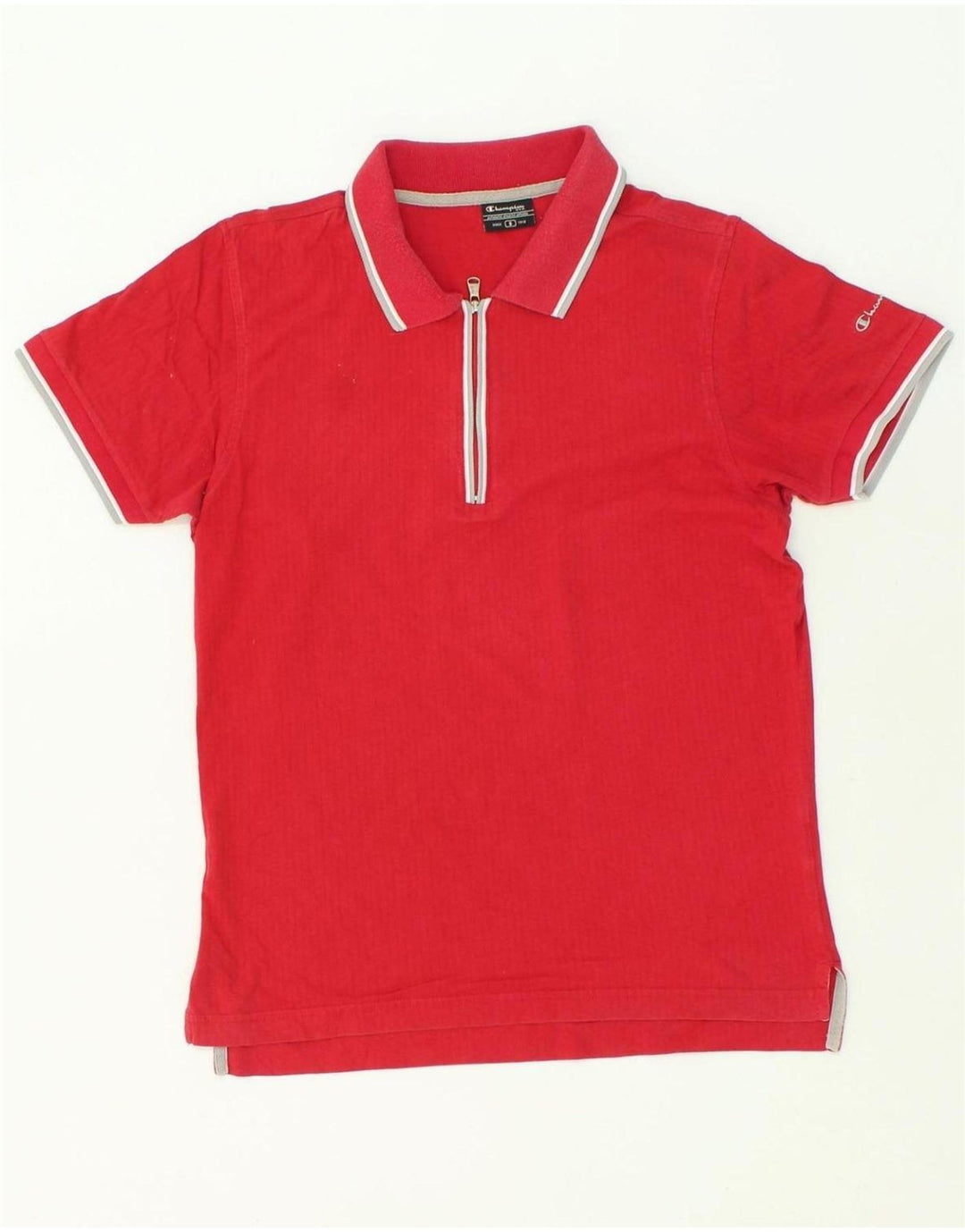 CHAMPION Mens Polo Shirt Small Red Cotton Vintage Champion and Second-Hand Champion from Messina Hembry 