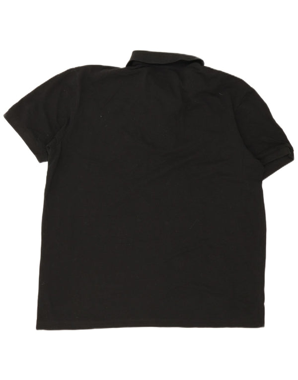 Polo Kappa Uomo 3XL Cotone Nero