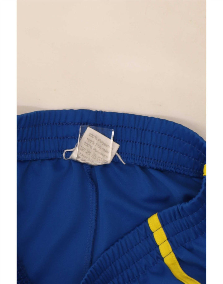 Pantaloncini sportivi da uomo Asics grandi in poliestere color block blu
