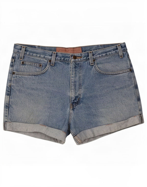Eddie Bauer Womens Classic Fit Denim Shorts Large W34 Blue