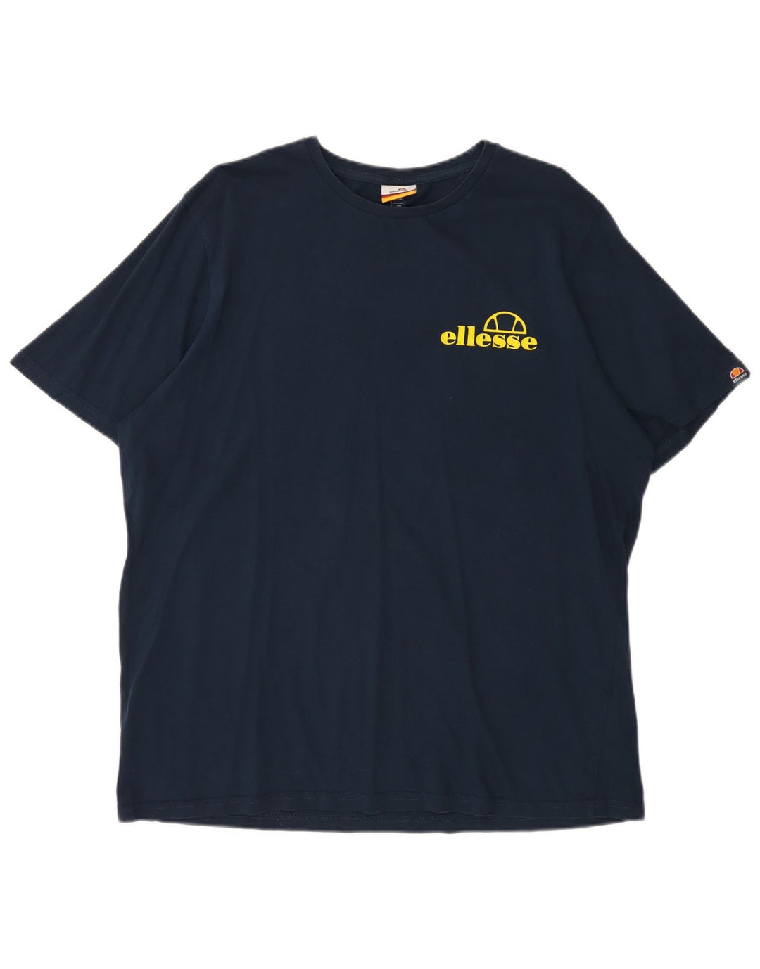 T-shirt grafica da uomo ELLESSE Top 2XL cotone blu navy