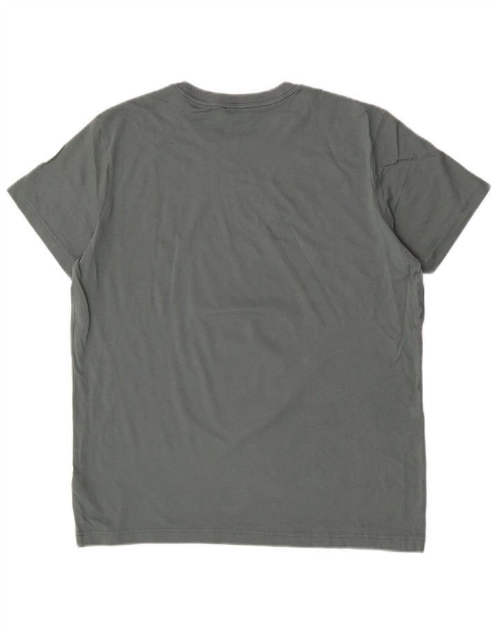 T-shirt grafica da donna Diesel Top grande in cotone verde