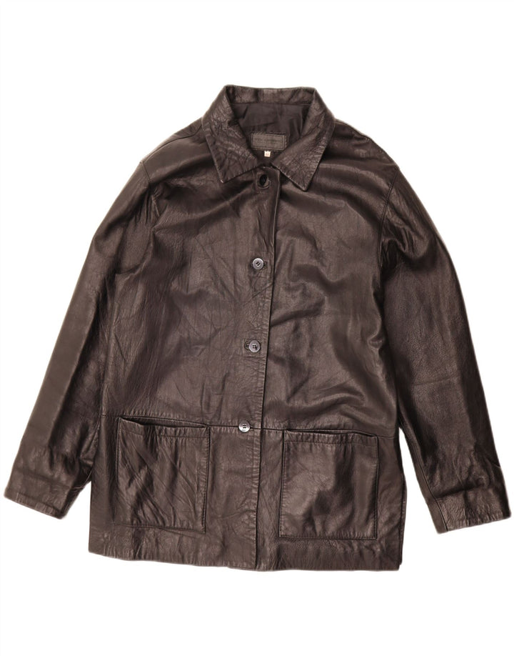 Giacca in pelle da donna Max Grippo EU 44 XL Pelle nera