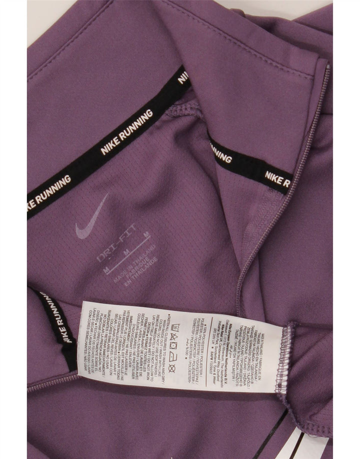 Top da tuta Nike Dri Fit Graphic Pullover da donna UK 14 viola medio