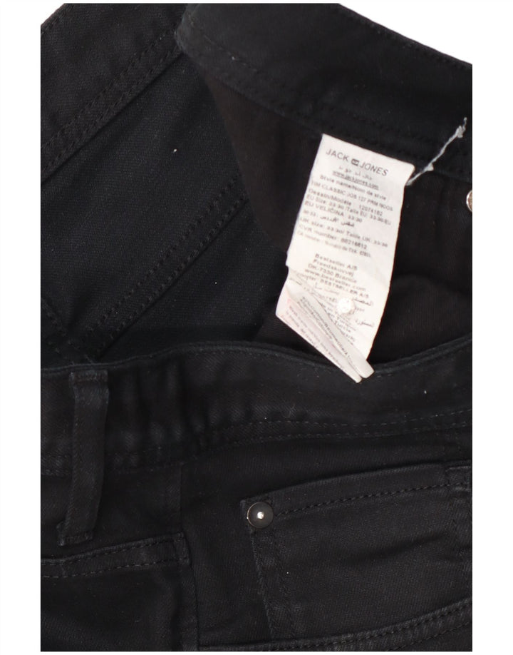 Jeans slim da uomo Jack & Jones W33 L30 cotone nero