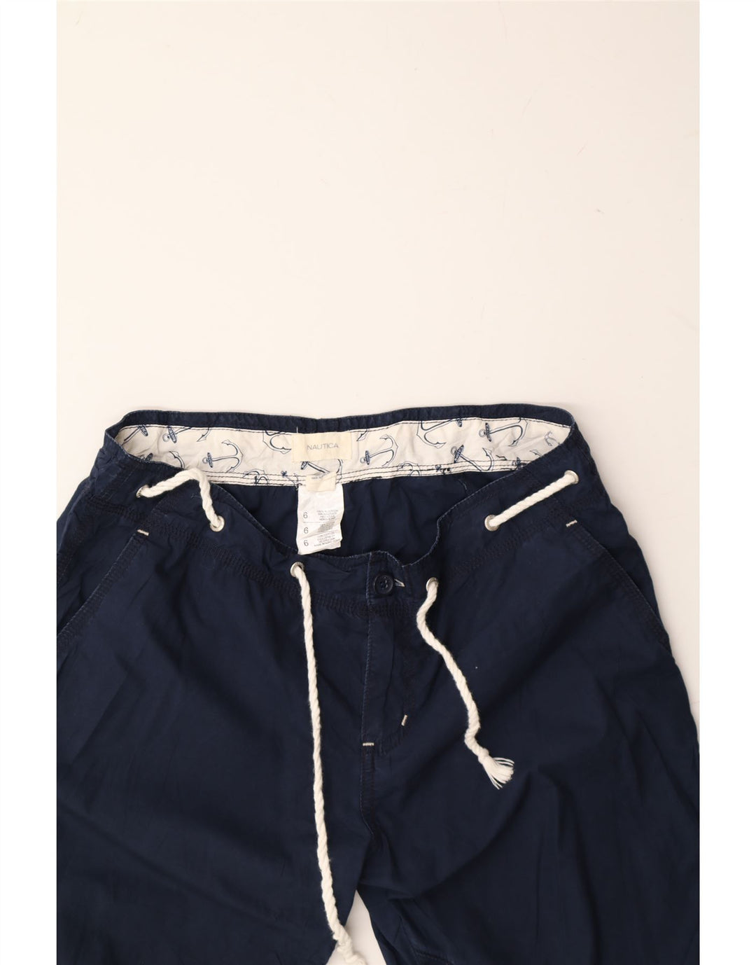 NAUTICA Womens Bermuda Shorts US 6 Medium W32  Navy Blue Cotton Vintage Nautica and Second-Hand Nautica from Messina Hembry 