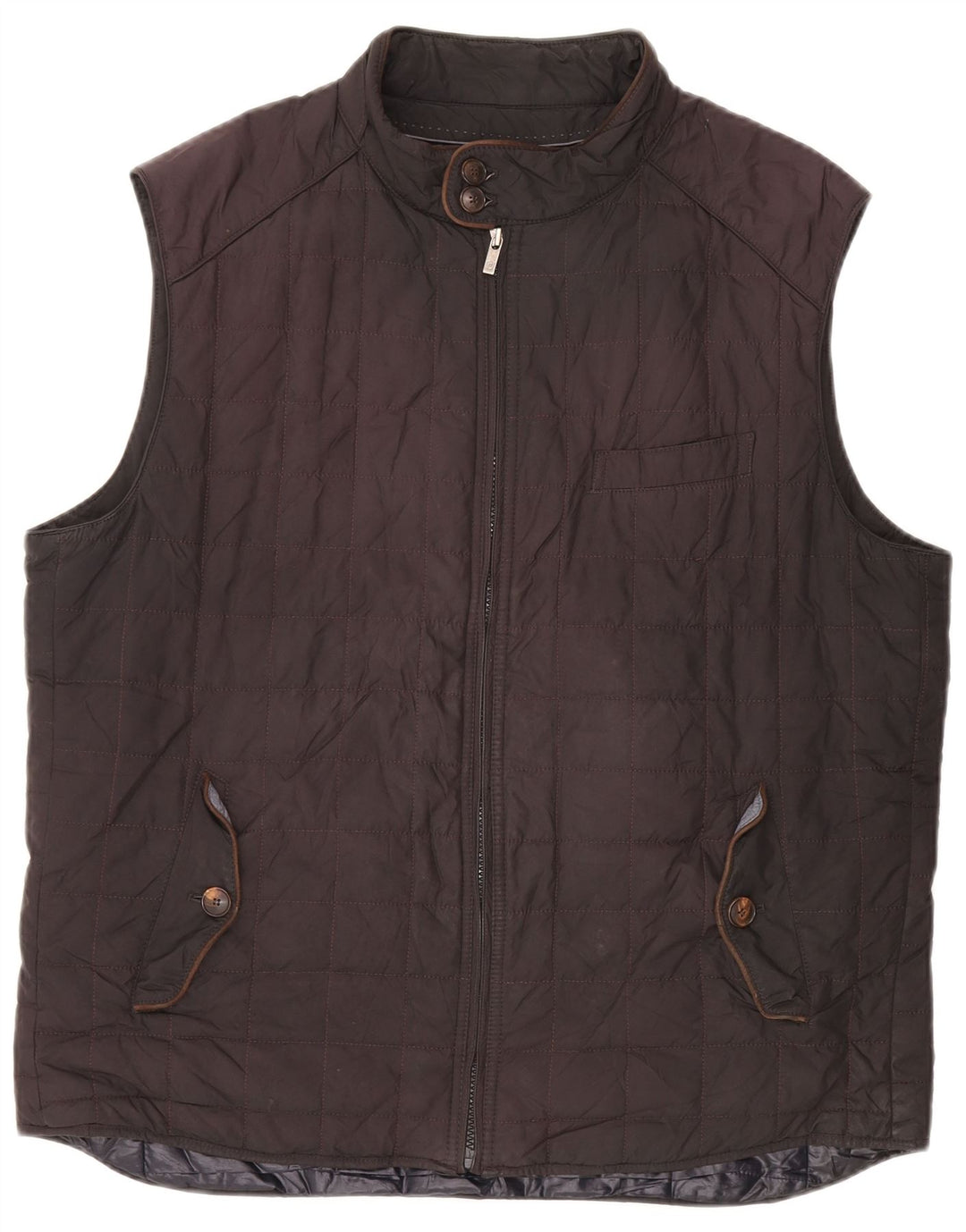 Gilet imbottito da uomo Massimo Dutti UK 44 2XL Nero