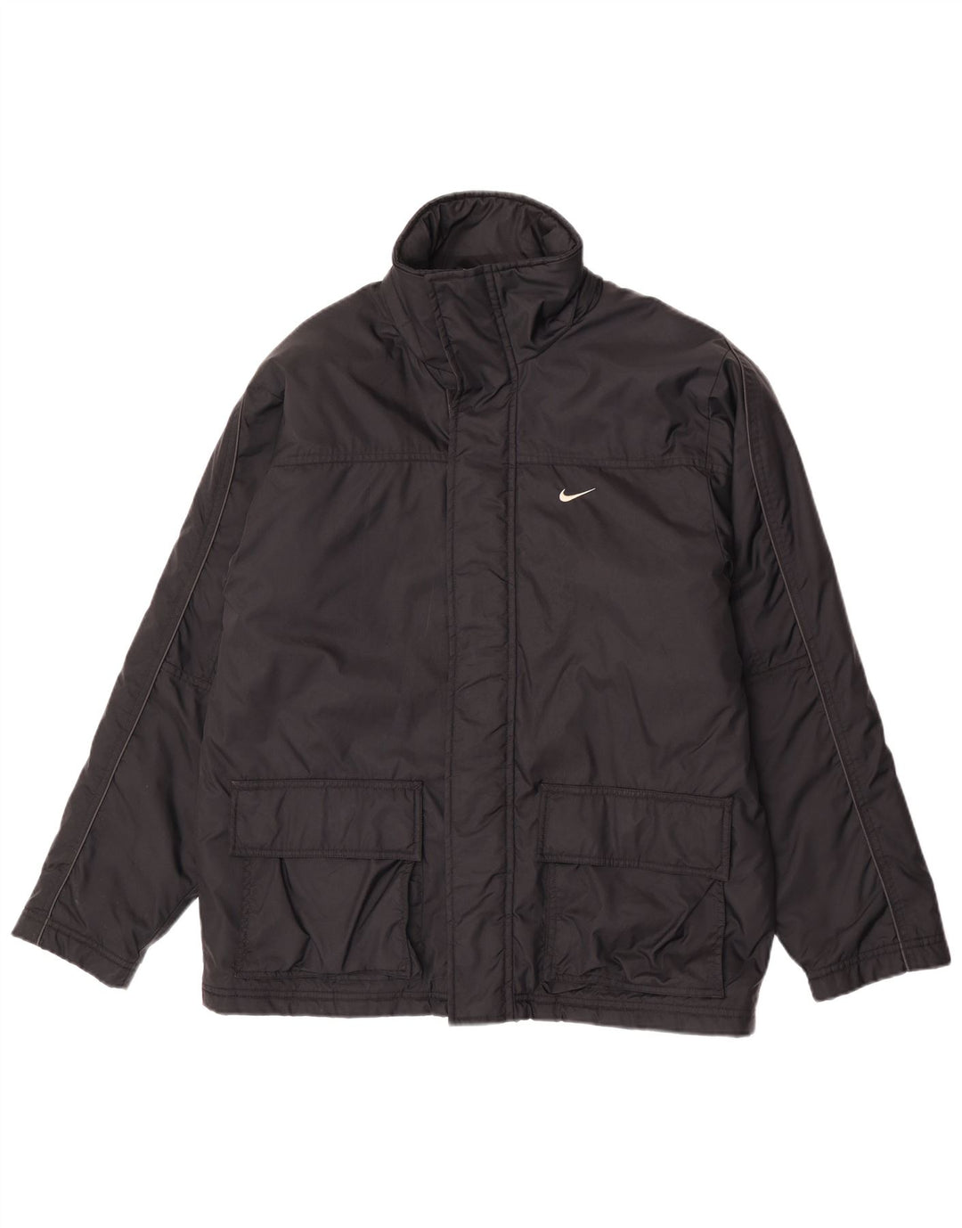 Giacca a vento Nike da uomo, nylon nero medio