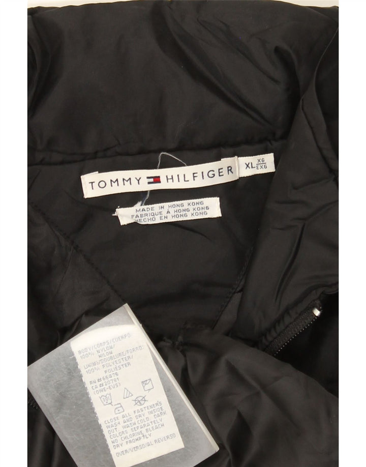 Giacca a vento da donna Tommy Hilfiger UK 18 XL nylon nero