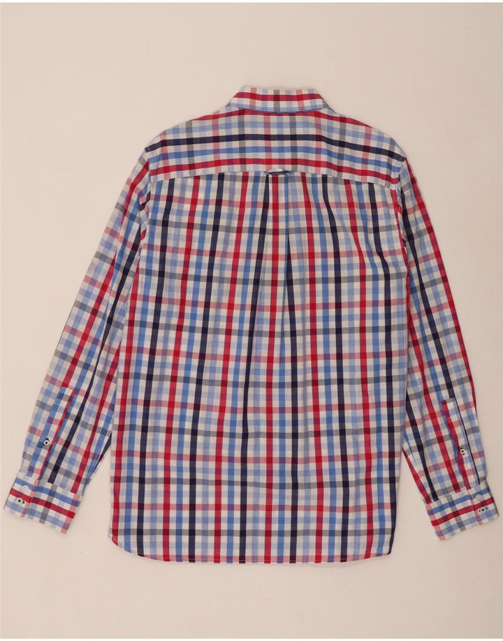 Crew Clothing Camicia da uomo dalla vestibilità classica, grande, in cotone a quadretti multicolore
