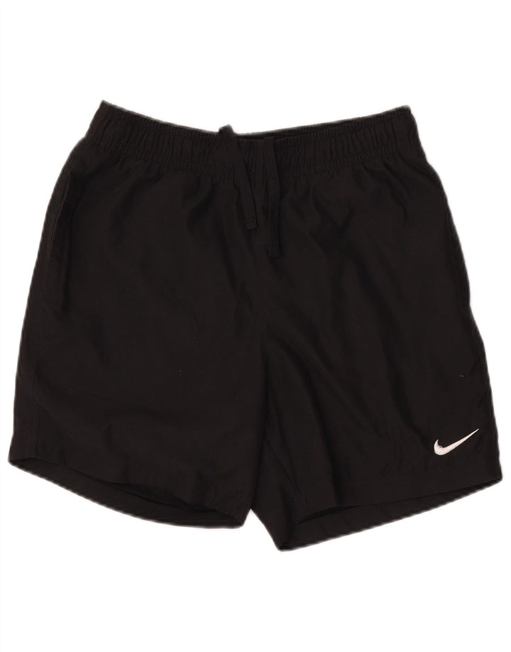 Pantaloncini sportivi Nike da uomo piccoli in poliestere nero