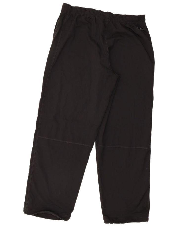 Pantaloni da tuta Nike Dri Fit da uomo, grandi, in poliestere nero