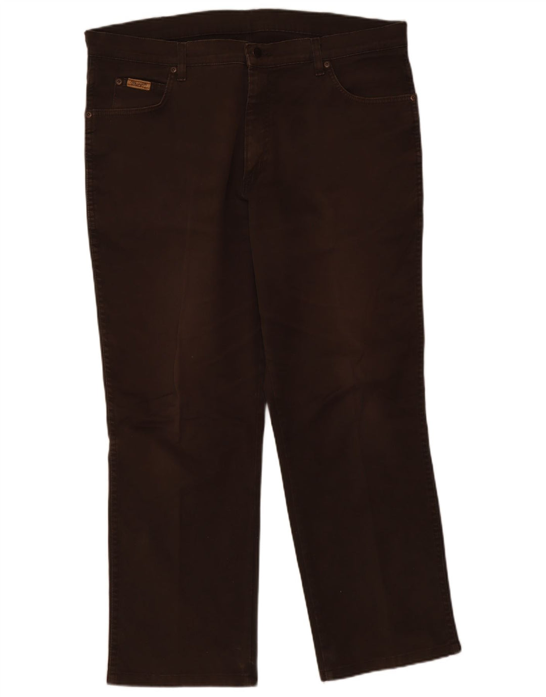Jeans dritti da uomo Wrangler Texas W38 L32 in cotone marrone