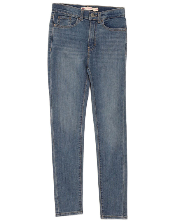 Levi's Girls 720 Jeans super skinny a vita alta 9-10 anni W24 L25 Blu